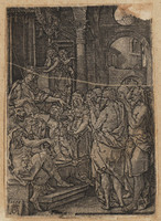 TvB G 3967
          <br/>
          De ouderlingen beschuldigt van overspel
          <br/>
          <em>Aldegrever, Heinrich (1502 - 1555/61)</em>